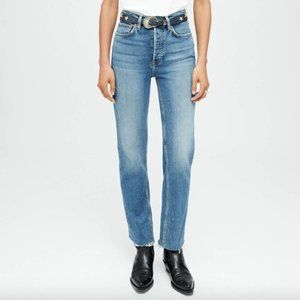 NWT Re/Done 70s Stove Pipe in True Indigo- Size 28 (NWT)